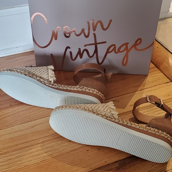 Ankle Strap Rhinestone Wedges - Picture 4 of 4